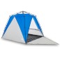 vidaXL Strandzelt 4 Personen Azurblau Quick Release Wasserdicht vidaXL Strandzelt 4 Personen Azurblau Quick Release Wasserdicht
