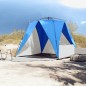 vidaXL Strandzelt 4 Personen Azurblau Quick Release Wasserdicht vidaXL Strandzelt 4 Personen Azurblau Quick Release Wasserdicht