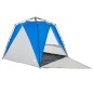 vidaXL Strandzelt 4 Personen Azurblau Quick Release Wasserdicht vidaXL Strandzelt 4 Personen Azurblau Quick Release Wasserdicht