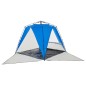 vidaXL Strandzelt 4 Personen Azurblau Quick Release Wasserdicht vidaXL Strandzelt 4 Personen Azurblau Quick Release Wasserdicht