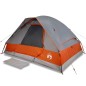 vidaXL Kuppel-Campingzelt 2 Personen Grau und Orange Wasserdicht vidaXL Kuppel-Campingzelt 2 Personen Grau und Orange Wasserdicht