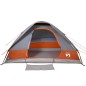 vidaXL Kuppel-Campingzelt 2 Personen Grau und Orange Wasserdicht vidaXL Kuppel-Campingzelt 2 Personen Grau und Orange Wasserdicht