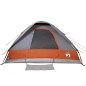 vidaXL Kuppel-Campingzelt 2 Personen Grau und Orange Wasserdicht vidaXL Kuppel-Campingzelt 2 Personen Grau und Orange Wasserdicht
