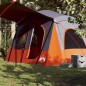 vidaXL Campingzelt 5 Personen Grau und Orange Wasserdicht vidaXL Campingzelt 5 Personen Grau und Orange Wasserdicht