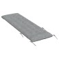 vidaXL Sonnenliegen-Auflage Grau 160x50x10 cm Wildleder-Optik vidaXL Sonnenliegen-Auflage Grau 160x50x10 cm Wildleder-Optik