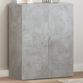 vidaXL Aktenschrank Betongrau 60x32x77,5 cm Holzwerkstoff
