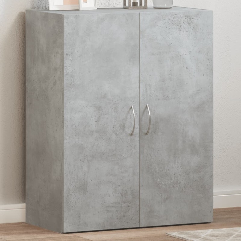 vidaXL Aktenschrank Betongrau 60x32x77,5 cm Holzwerkstoff vidaXL Aktenschrank Betongrau 60x32x77,5 cm Holzwerkstoff