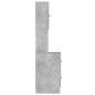 vidaXL Küchenschrank Betongrau 35x50x180 cm Holzwerkstoff vidaXL Küchenschrank Betongrau 35x50x180 cm Holzwerkstoff