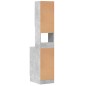 vidaXL Küchenschrank Betongrau 35x50x180 cm Holzwerkstoff vidaXL Küchenschrank Betongrau 35x50x180 cm Holzwerkstoff