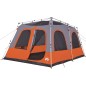 vidaXL Kuppel-Familienzelt 8 Personen Grau und Orange Quick Release vidaXL Kuppel-Familienzelt 8 Personen Grau und Orange Quick Release