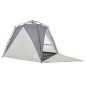 vidaXL Strandzelt 4 Personen Grau Quick Release Wasserdicht vidaXL Strandzelt 4 Personen Grau Quick Release Wasserdicht
