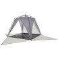 vidaXL Strandzelt 4 Personen Grau Quick Release Wasserdicht vidaXL Strandzelt 4 Personen Grau Quick Release Wasserdicht