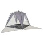 vidaXL Strandzelt 4 Personen Grau Quick Release Wasserdicht vidaXL Strandzelt 4 Personen Grau Quick Release Wasserdicht