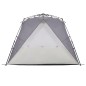 vidaXL Strandzelt 4 Personen Grau Quick Release Wasserdicht vidaXL Strandzelt 4 Personen Grau Quick Release Wasserdicht