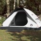vidaXL Kuppel-Campingzelt 4 Personen Weiß Dunkel Wasserdicht vidaXL Kuppel-Campingzelt 4 Personen Weiß Dunkel Wasserdicht