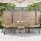vidaXL Gartenstühle 2 Stk. mit Kissen Braun Poly Rattan vidaXL Gartenstühle 2 Stk. mit Kissen Braun Poly Rattan