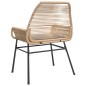 vidaXL Gartenstühle 2 Stk. mit Kissen Braun Poly Rattan vidaXL Gartenstühle 2 Stk. mit Kissen Braun Poly Rattan