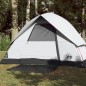vidaXL Kuppel-Campingzelt 3 Personen Weiß Dunkel Wasserdicht vidaXL Kuppel-Campingzelt 3 Personen Weiß Dunkel Wasserdicht