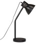 vidaXL Schreibtischlampe 25 W Schwarz 17x17x60 cm E27 vidaXL Schreibtischlampe 25 W Schwarz 17x17x60 cm E27