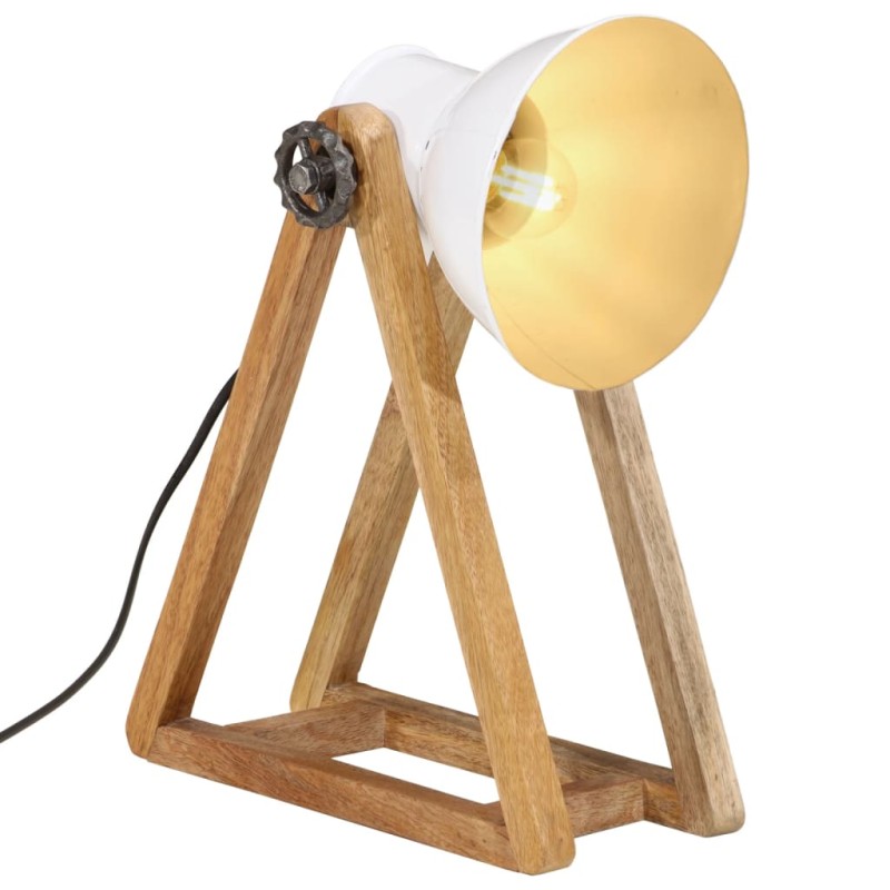 vidaXL Schreibtischlampe 25 W Weiß 30x17x40 cm E27 vidaXL Schreibtischlampe 25 W Weiß 30x17x40 cm E27