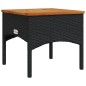vidaXL 3-tlg. Garten-Sofagarnitur mit Kissen Schwarz Poly Rattan vidaXL 3-tlg. Garten-Sofagarnitur mit Kissen Schwarz Poly Rattan