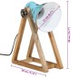 vidaXL Schreibtischlampe 25 W Blau 30x17x40 cm E27 vidaXL Schreibtischlampe 25 W Blau 30x17x40 cm E27