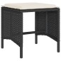 vidaXL 6-tlg. Garten-Sofagarnitur mit Kissen Schwarz Poly Rattan vidaXL 6-tlg. Garten-Sofagarnitur mit Kissen Schwarz Poly Rattan