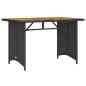 vidaXL 6-tlg. Garten-Sofagarnitur mit Kissen Schwarz Poly Rattan vidaXL 6-tlg. Garten-Sofagarnitur mit Kissen Schwarz Poly Rattan