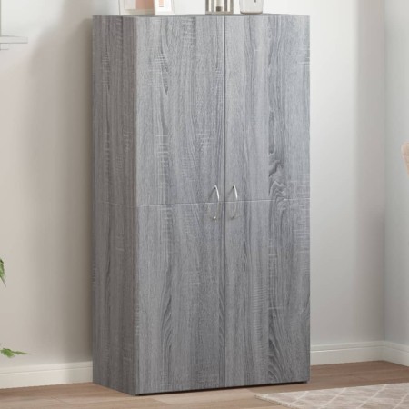 vidaXL Aktenschrank Grau Sonoma 60x32x115 cm Holzwerkstoff