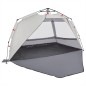vidaXL Strandzelt 3 Personen Grau Quick Release Wasserdicht vidaXL Strandzelt 3 Personen Grau Quick Release Wasserdicht