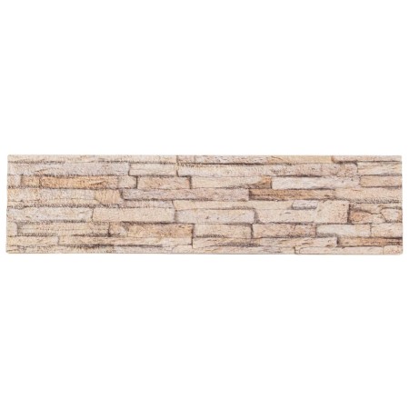 vidaXL 3D-Wandpaneele 14 Stk. Braun 100x25 cm EPS