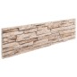 vidaXL 3D-Wandpaneele 14 Stk. Braun 100x25 cm EPS vidaXL 3D-Wandpaneele 14 Stk. Braun 100x25 cm EPS