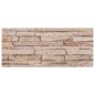 vidaXL 3D-Wandpaneele 14 Stk. Braun 100x25 cm EPS vidaXL 3D-Wandpaneele 14 Stk. Braun 100x25 cm EPS