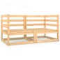 vidaXL Gartensofa 2-Sitzer Massivholz Kiefer vidaXL Gartensofa 2-Sitzer Massivholz Kiefer