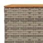 vidaXL 7-tlg. Garten-Sofagarnitur mit Kissen Grau Poly Rattan vidaXL 7-tlg. Garten-Sofagarnitur mit Kissen Grau Poly Rattan