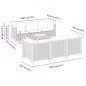 vidaXL 7-tlg. Garten-Sofagarnitur mit Kissen Grau Poly Rattan vidaXL 7-tlg. Garten-Sofagarnitur mit Kissen Grau Poly Rattan