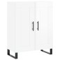 Highboard Hochglanz-Weiß 69,5x34x180 cm Holzwerkstoff Highboard Hochglanz-Weiß 69,5x34x180 cm Holzwerkstoff