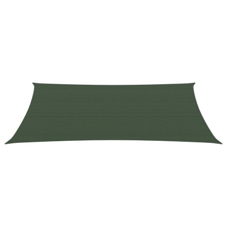 vidaXL Sonnensegel 160 g/m² Dunkelgrün 6x8 m HDPE