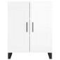 Highboard Hochglanz-Weiß 69,5x34x180 cm Holzwerkstoff Highboard Hochglanz-Weiß 69,5x34x180 cm Holzwerkstoff