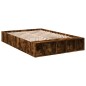vidaXL Bettgestell Räuchereiche 135x190 cm Holzwerkstoff vidaXL Bettgestell Räuchereiche 135x190 cm Holzwerkstoff
