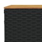 vidaXL 6-tlg. Garten-Sofagarnitur mit Kissen Schwarz Poly Rattan vidaXL 6-tlg. Garten-Sofagarnitur mit Kissen Schwarz Poly Rattan