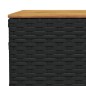 vidaXL 7-tlg. Garten-Sofagarnitur mit Kissen Schwarz Poly Rattan vidaXL 7-tlg. Garten-Sofagarnitur mit Kissen Schwarz Poly Rattan