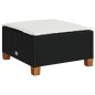 vidaXL 6-tlg. Garten-Sofagarnitur mit Kissen Schwarz Poly Rattan vidaXL 6-tlg. Garten-Sofagarnitur mit Kissen Schwarz Poly Rattan