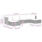 vidaXL 6-tlg. Garten-Sofagarnitur mit Kissen Schwarz Poly Rattan vidaXL 6-tlg. Garten-Sofagarnitur mit Kissen Schwarz Poly Rattan
