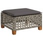 vidaXL 6-tlg. Garten-Sofagarnitur mit Kissen Grau Poly Rattan vidaXL 6-tlg. Garten-Sofagarnitur mit Kissen Grau Poly Rattan