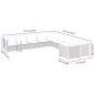 vidaXL 10-tlg. Garten-Sofagarnitur mit Kissen Schwarz Poly Rattan vidaXL 10-tlg. Garten-Sofagarnitur mit Kissen Schwarz Poly Rattan