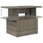vidaXL 5-tlg. Garten-Sofagarnitur mit Kissen Grau Poly Rattan vidaXL 5-tlg. Garten-Sofagarnitur mit Kissen Grau Poly Rattan