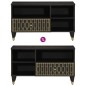 vidaXL TV-Schrank 80x33x46 cm Massivholz Mango vidaXL TV-Schrank 80x33x46 cm Massivholz Mango
