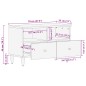 vidaXL TV-Schrank 70x33x46 cm Massivholz Mango vidaXL TV-Schrank 70x33x46 cm Massivholz Mango