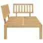 vidaXL Garten-Ecksofa aus Paletten Massivholz Akazie vidaXL Garten-Ecksofa aus Paletten Massivholz Akazie